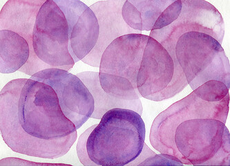 Violet abstract watercolor background