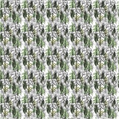 Illustration Seamless pattern with variegated snake pattern wallpaper 