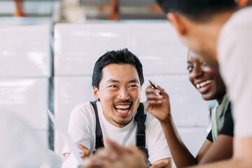 People Working in Warehouse 