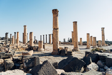 Ruins of the ancient city of Gadara