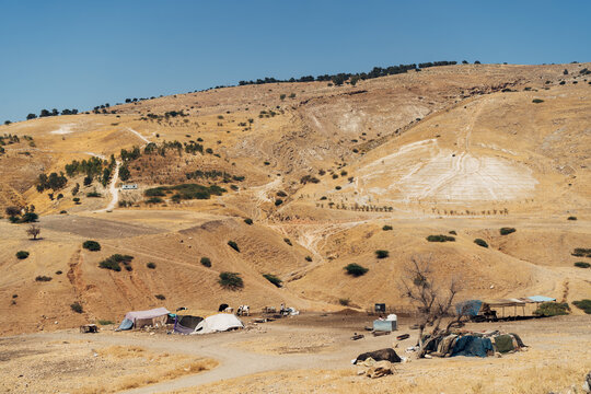 Beduin tents in Jordan