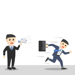 businessman boss fierce design people