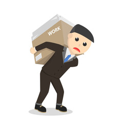 businessman work hard design people