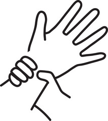 illustrations of hand washing with water soap