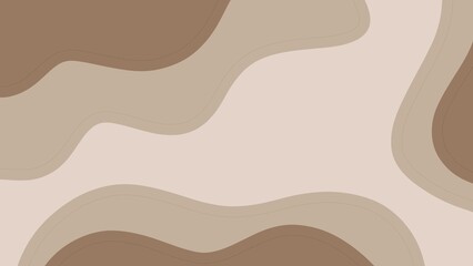 HD simple brown backgrounds and textures with colorful abstract art creations, minimalist design with aesthetic abstract organic shapes. retro psychedelic style and Groovy hippie 70s background