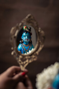 Pooja Setup to celebrate krishna Jayanti