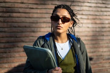 Girl With Braided Hair