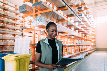 Woman Working in Factory 