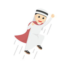 businessman super arabian flying speed