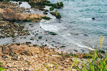 Stunning scenery and untouched beaches at Qingdao city, China