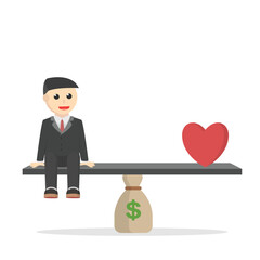 businessman healthy life balance design people