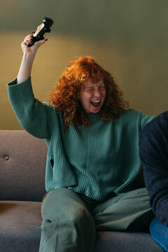 Winner in joint video game.