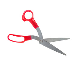 Scissors Vintage and Old on White Background. File with Clipping Path.