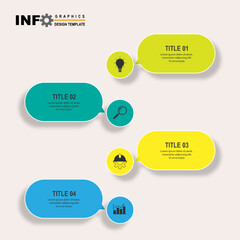 Business data visualization. Process chart. Abstract elements of graphs, diagrams with steps, options, sections or processes. Vector business template for presentations. Creative concept for infograph