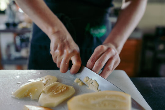 woman cooking