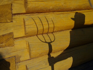 silhouette of countryman