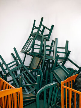 Stacked Chairs