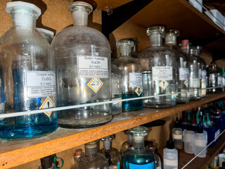 School chemistry chemical storage