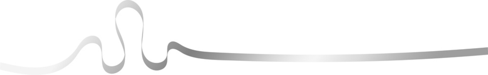 ribbon doodle line silver, sticker silver ribbon, confetti