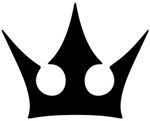 Fototapeta premium Hand drawn simple crown PNG image