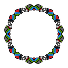 Fototapeta premium The Christmas Mandala Decoration for holiday