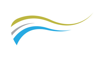 abstract wave spalsh swoosh background