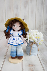 Knitted stuffed toys amigurumi handcrafted crochet hobby