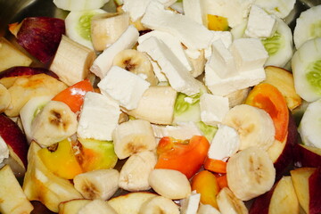 Mixed fruit salad hd image