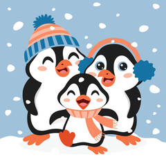 Cartoon Drawing Of Penguin Character