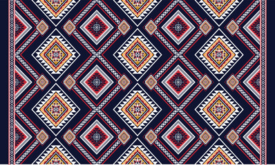 Geometric ethnic pattern for background,fabric,wrapping,clothing,wallpaper,Batik,carpet,embroidery style.