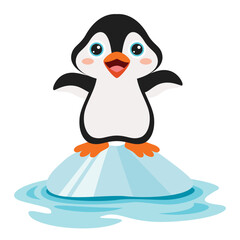 Cartoon Drawing Of Penguin Character