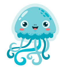 Cartoon Drawing Of A Jellyfish