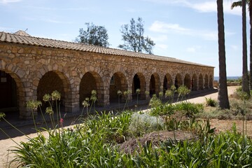 Obraz premium roman aqueduct country
