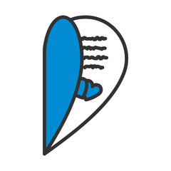 Valentine Day Card Icon