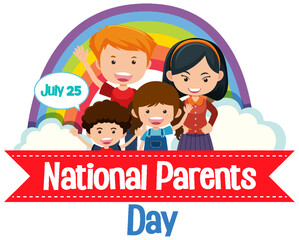 National Parents Day Poster Template