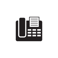 fax icon , printer icon vector