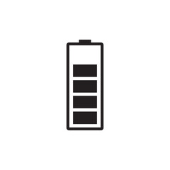 four battery strips icon , battery icon