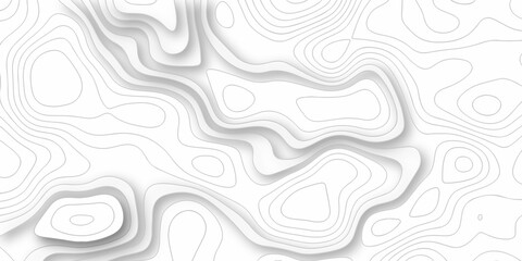 Topographic map background. silver line topography maount map contour background, geographic grid. Abstract vector illustration.	
