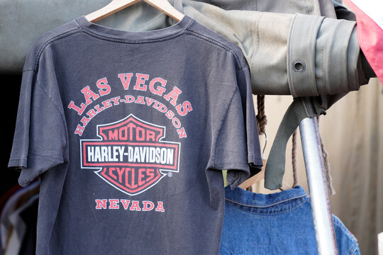 Harley Davidson Shirt Black Vintage Bike Us Motorcycle Biker Club Dealership From Las Vegas Nevada