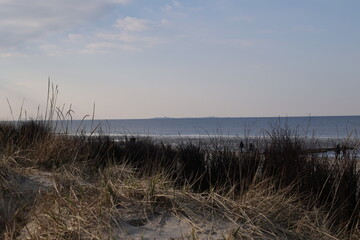 Blick auf das Wattenmeer bei Cuxhaven an der Deutschen Nordseeküste	