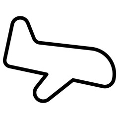 Fototapeta premium landing icon