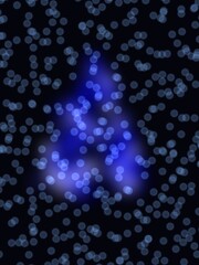 blue christmas background