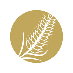 Wheat Logo template vector illustration design