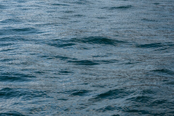 over the sea and the waves. Blue water asbstract. 