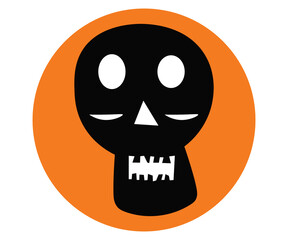 autumn holiday halloween horror skull