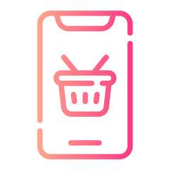 mobile store gradient icon