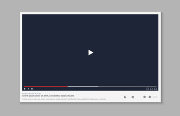 Video player interface