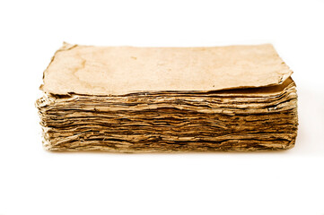 very old book damaged