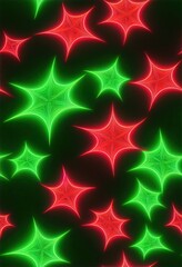 Obraz premium Christmas wrapping paper with a festive yuletide look. This is a repeatable, seamless pattern..