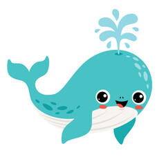Cartoon Drawing Of A Whale